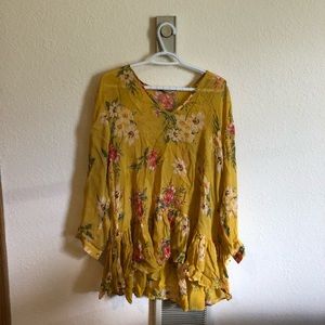 Sheer Zara top
